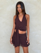 Indigo Top - Brown : Chocolate