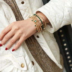 Birthstone Pisa Bracelet - Garnet