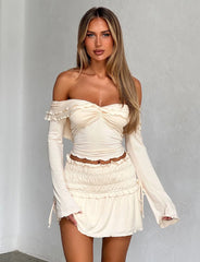 Denali Long Sleeve Top - White : Bone