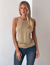 Evanna Top - Gold