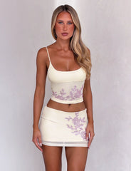 Octavia Top - Neutral : Cream