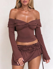Denali Long Sleeve Top - Chocolate