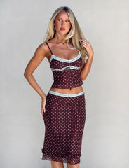 Amara Top - Polka Dot