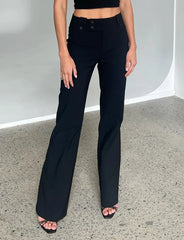 Kittie High Rise Pant - Black
