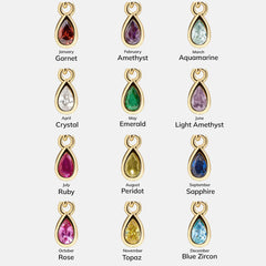 Birthstone Cluster Charm - Amethyst