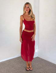 Mariana Skirt - Red