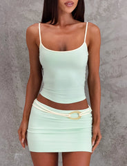 Greer Top - Mint Green