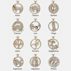 Andrea Zodiac Necklace - Sagittarius