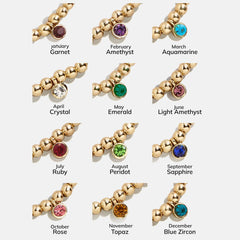 Birthstone Pisa Bracelet - Peridot