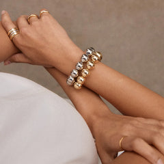 Jane Beaded Bracelet - Gold Bead