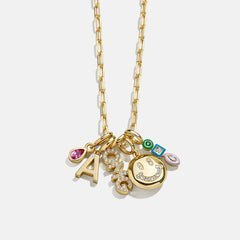 Birthstone Cluster Charm - Crystal