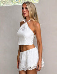 Caileigh Mini Skirt - White