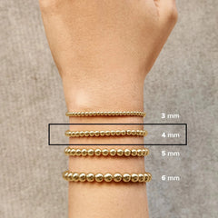 18K Gold Birthstone Pisa Bracelet - Emerald