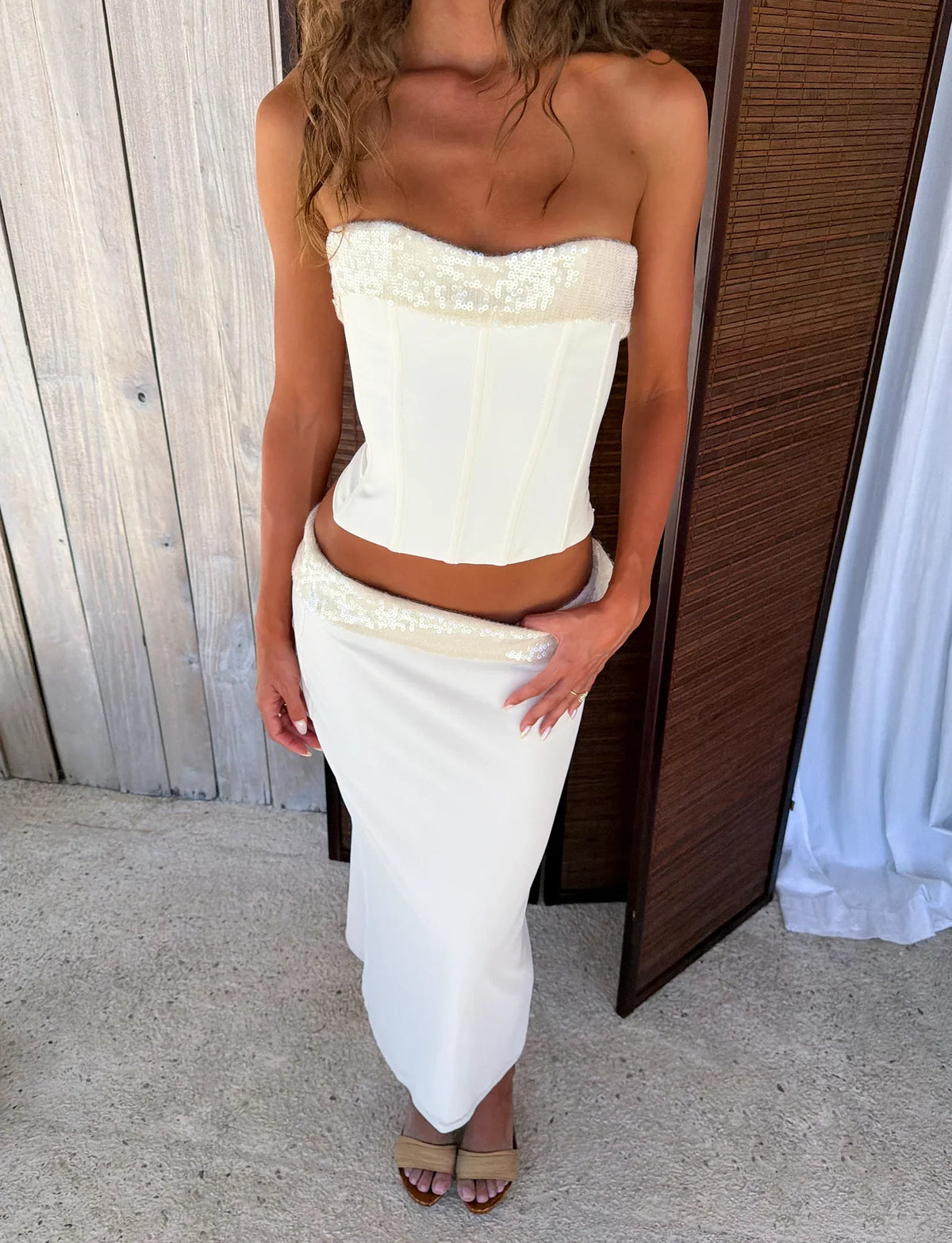 Charlyze Bustier - Cream