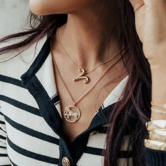 Andrea Zodiac Necklace - Aries