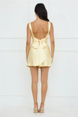 Lily Luxe Satin Mini Dress