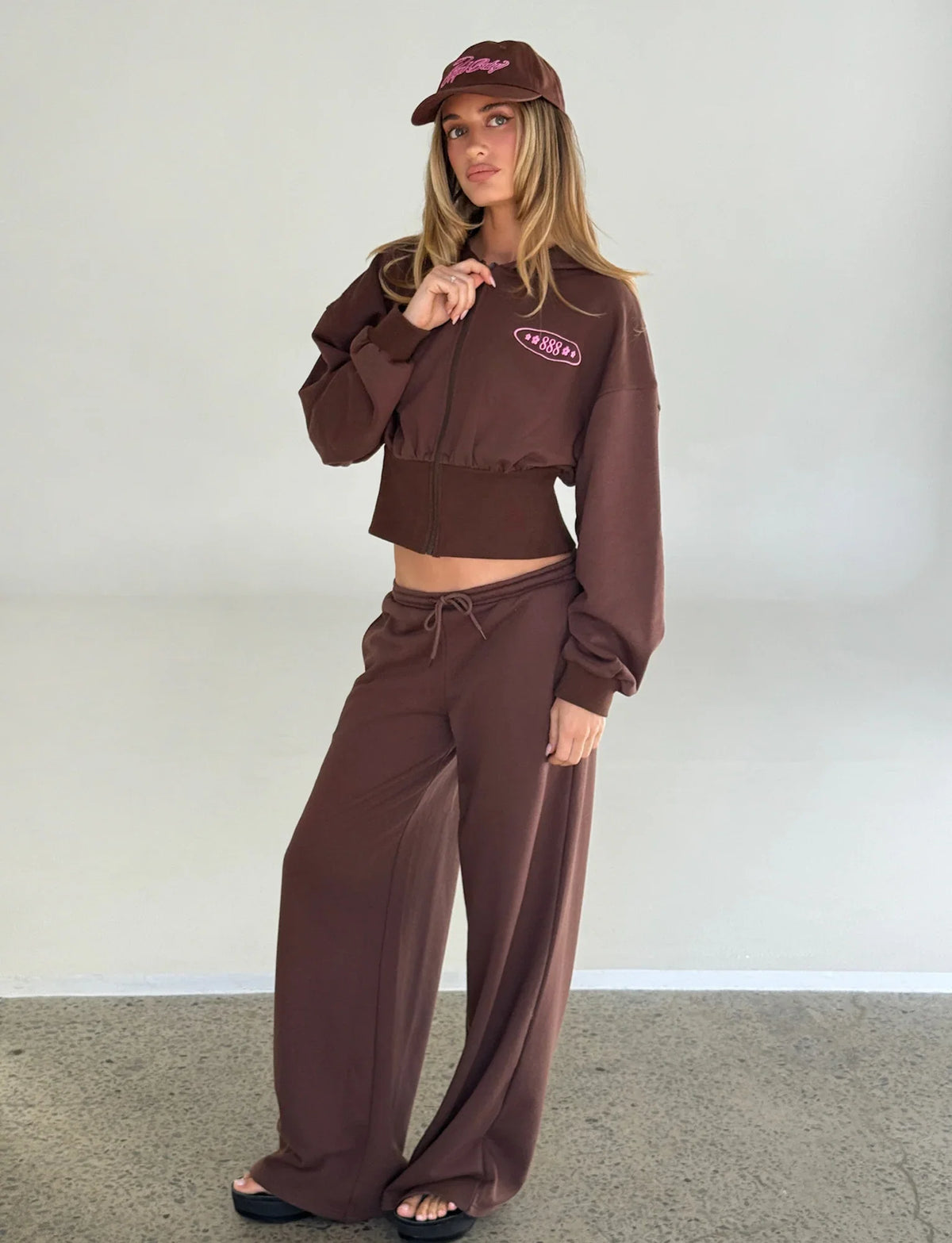 Merryn Track Pant - Chocolate