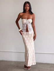 Karolina Skirt - White : White Lace