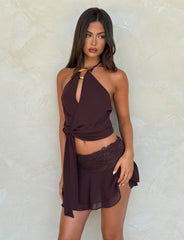 Indigo Top - Brown : Chocolate