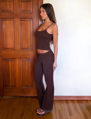Leora Pant - Chocolate