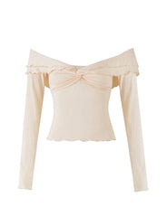 Denali Long Sleeve Top - White : Bone